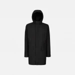 جاكيت باركا رجالي من أنيويكو أسود 58 بوليستر معاد تدويره طارد للماء - أنيويكو