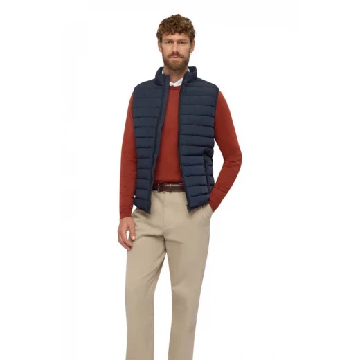 Wilmer Man City Vest Recycled Polyester Water Resistant Sky Captain - Image 4
