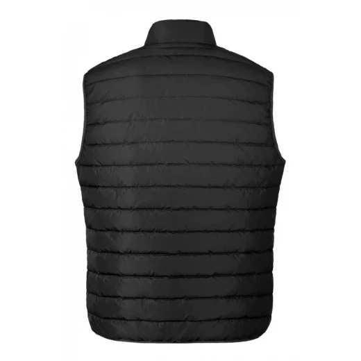 Wilmer Man Recycled Polyester Vest Black Water Resistant Wind Blocking - Geox - Image 6