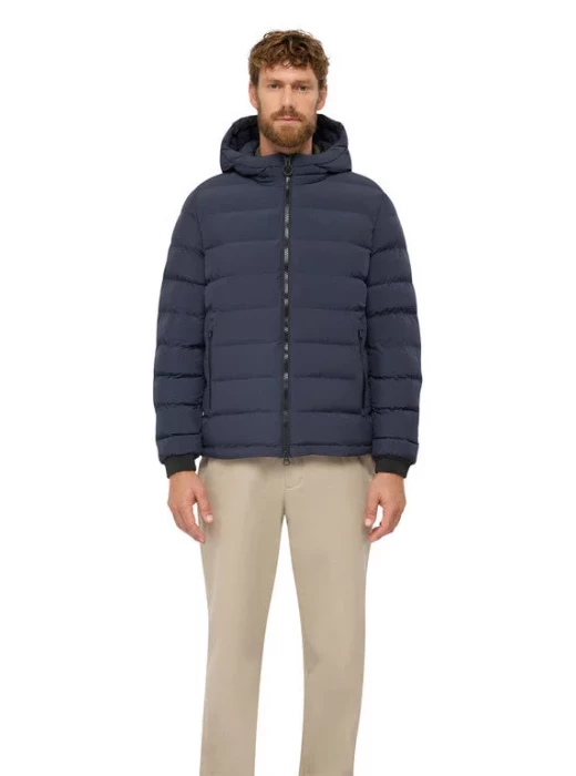 Geox Spherica Man Parka Jacket Sky Captain Size 52 Breathable 