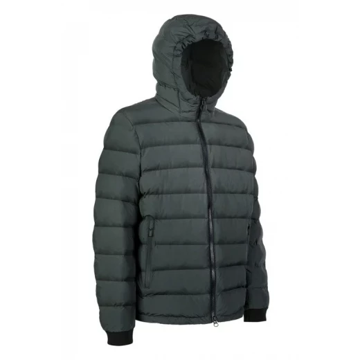 Geox Spherica Man Parka Jacket Light Scarab Color Waterproof Wind Resistant Quilted Design Breathable Comfort Size 52 Recycled Lining Padding City Wear - Luminous designs - Image 4