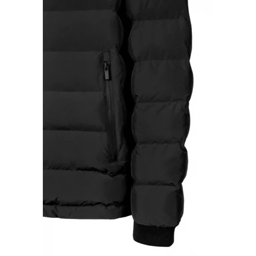 Geox Spherica Man Black Parka Jacket with Breathable Design, Water-Repellent and Wind-Resistant Finish, Recycled Lining and Padding, Woven Quilted Pattern, Size 50 for Men - Geox - Image 4