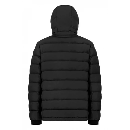 Geox Spherica Man Black Parka Jacket with Breathable Design, Water-Repellent and Wind-Resistant Finish, Recycled Lining and Padding, Woven Quilted Pattern, Size 50 for Men - Geox - Image 6