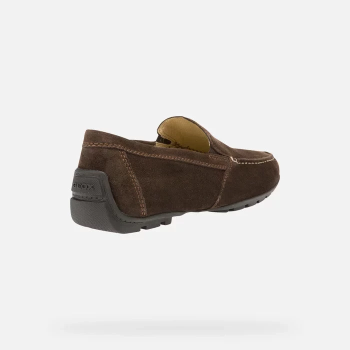 Geox Mens Moner V Smooth Leather Driving Loafers Coffee Brown U1144V Size 12.5 Amazon.com | Geox Men main image 2
