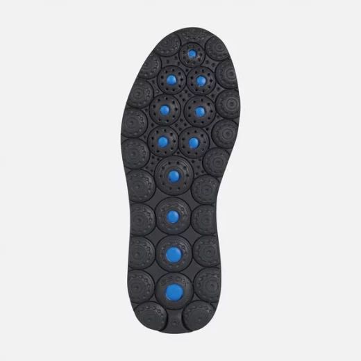 حذاء رياضي رجالي Geox Spherica أسود بتصميم مبتكر من نسيج محبوك، يوفر راحة فائقة وتهوية وتوسيد، تصميم مميز، مقاس 44، U15BYA.0006K.C9997 - جيوكس - Image 4