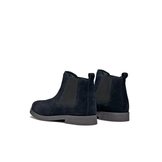 Geox Claudio Men's Suede Ankle Boots Navy 45 Breathable Chelsea Design - Geox - Image 7