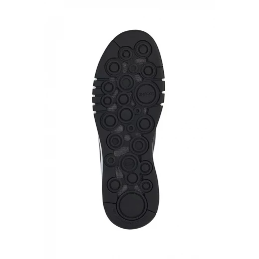 Geox Aerantis Man Navy Sneakers: Lightweight Breathable Leather Tennis Court Design with Superior Comfort. Size 41. Fast Delivery and Easy Exchange. - Geox - Image 7