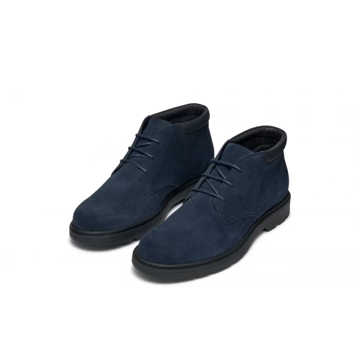 Geox Spherica EC1 Man Lace Up Ankle Boot Navy Suede Ultra Cushioning Sole City Styling Men's Footwear Size 41 Comfort and Light Design U36D1B.00022.C4002 - Geox - Image 19