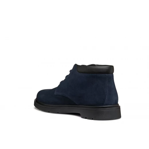 Geox Spherica EC1 Man Lace Up Ankle Boot Navy Suede Ultra Cushioning Sole City Styling Men's Footwear Size 41 Comfort and Light Design U36D1B.00022.C4002 - Geox - Image 8