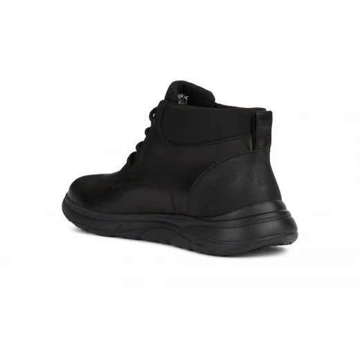 Geox Portello Man Black Leather Breathable Shoes Size 42 with Patented Waterproof Technology for All Day Comfort and Temperature Regulation - Geox - Image 5