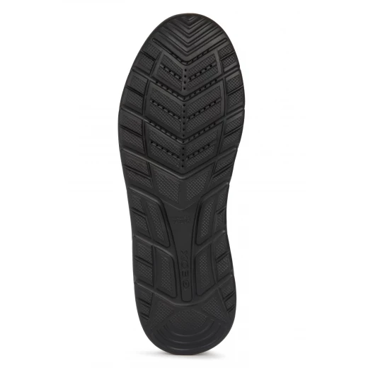Geox Portello Man Black Leather Breathable Shoes Size 42 with Patented Waterproof Technology for All Day Comfort and Temperature Regulation - Geox - Image 6
