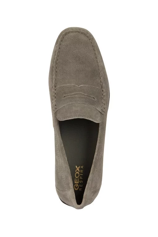 Geox Men’s Gray Suede Slip-On Moccasins Geox U Snake Moc K Mens Gray Suede Loafers & Slip Jordan | Ubuy main image 4