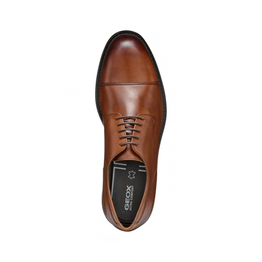 حذاء رسمي رجالي من Walk Pleasure جلد كونياك مقاس 41 U46CGF.00039.C6001 خفيف الوزن ومريح تصميم للأعمال والمناسبات الخاصة - جيوكس - Image 8