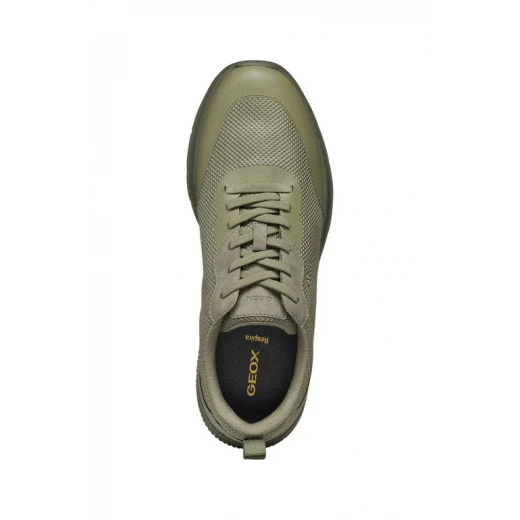 Activart Men's Low Cut Sneakers Sage Green 41 Breathable Mesh - Geox - Image 9