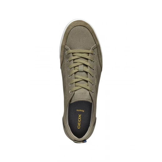حذاء رياضي رجالي من والي بلون سيج مريح ومسامي من القماش والجلد السويدي مقاس 41 بتصميم عصري حضري مثالي للارتداء اليومي وأجواء غير رسمية - Image 9