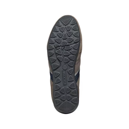 Geox Ravex Men's Sneakers Dove Grey, Size 44, Casual Synthetic Shoes with Fabric Upper, Suede Effect Inserts, Navy Blue Details, Breathable Sole for Everyday Comfort and Style - Geox - Image 7