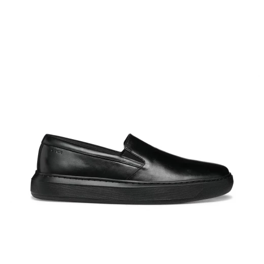 Deiven Men's Loafer Black Leather Breathable Comfortable Casual Summer City Style Shoes Size 42 Plain Leather Upper Sporty Sole - Deiven - Image 2