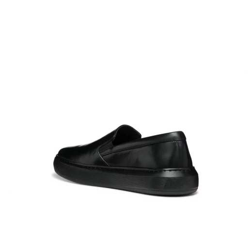 Deiven Men's Loafer Black Leather Breathable Comfortable Casual Summer City Style Shoes Size 42 Plain Leather Upper Sporty Sole - Deiven - Image 3