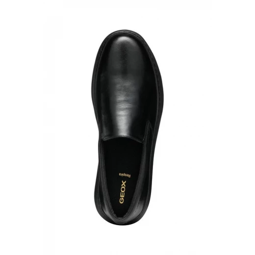 Deiven Men's Loafer Black Leather Breathable Comfortable Casual Summer City Style Shoes Size 42 Plain Leather Upper Sporty Sole - Deiven - Image 4