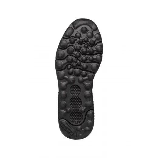 حذاء رياضي رجالي Geox Spherica Actif أسود تصميم محبوك تنفسي معزز للطاقة مقاس 42 أحذية كاجوال خفيفة الوزن ومريحة - جيوكس - Image 11