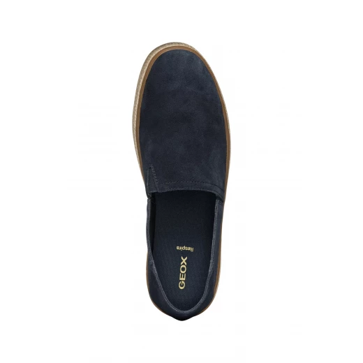 Geox Pantelleria Men's Espadrille Sneakers Navy Suede Breathable Summer Footwear Size 43, Perfect for City & Getaways, Comfortable Design with Jute Effect Outsole - Geox - Image 10