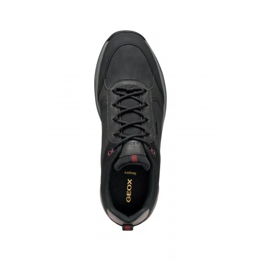 Geox Terrestre ABX Men's Waterproof Sneakers Black Nubuck Leather Urban Style Breathable Shoes Size 43 City Comfort Winter Boots - Geox - Image 18