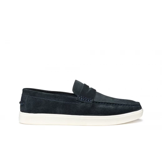 AVOLA Man Navy Suede Loafer 41 Lightweight Breathable Comfort Designed for Warm Weather Weekends Away Flexible Outsole Timeless Appeal Perfect Choice for Men's Footwear - Image 3