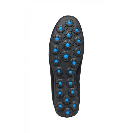 حذاء لوفر رجالي Geox Spherica EC16 باللون الأزرق الداكن من جلد الغزال، يوفر توسيدًا وراحة استثنائية، مثالي للارتداء اليومي، مقاس 43، تصميم خفيف ومريح - Image 5