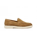 Geox Spherica EC17 Loafer for Men in Toffee Suede: Superior Comfort and Cushioning, Perfect for Everyday Wear, Available in Size 44, Stylish and Versatile Footwear - Geox