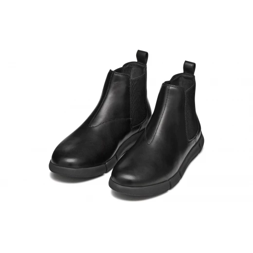 حذاء الكاحل الرجالي من أداكتر جلد أسود مقاس 44 تصميم مريح بنعل مبطن أحذية عالية الجودة للاستخدام اليومي والأناقة العصرية - جيوكس - Image 8