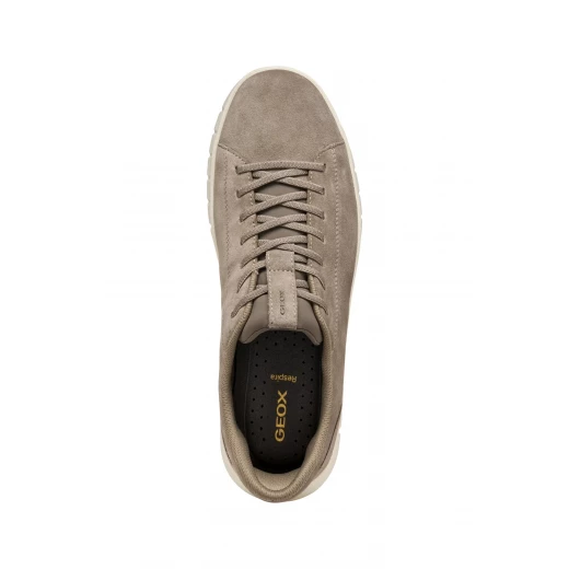 Flextride Plus Man Dove Grey Sneakers for Men with Fast In Technology, Soft Suede Upper, Pristine Silhouette, and Versatile Design, Size 43, Ideal for Everyday Urban Style - Geox - Image 4