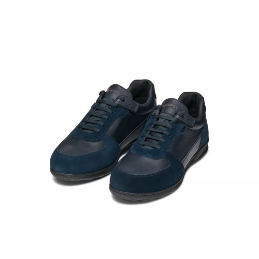 Geox Spherica Actif X3 ABX Men's Sneakers Waterproof Navy Blue Nappa Suede Breathable Cushioned Size 40 - Geox - Image 8