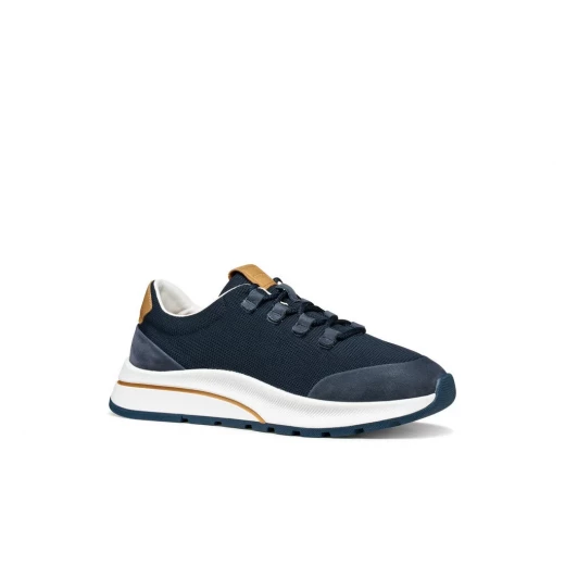 URBANGLIDER Men's Navy Sneakers Active-Inspired Design Fabric Nubuck Upper 44 US Size City Dynamic Comfort Stylish Casual Footwear Lightweight Modern Urbane 150 Character Title - Geox - Image 3