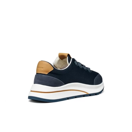 URBANGLIDER Men's Navy Sneakers Active-Inspired Design Fabric Nubuck Upper 44 US Size City Dynamic Comfort Stylish Casual Footwear Lightweight Modern Urbane 150 Character Title - Geox - Image 4