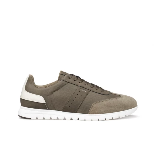 Flextride Zero Men's Sneakers Grey Size 44 Urban Sporty Design Fabric Nubuck Comfort Flexibility Elasticity Breathable Lightweight Durable Everyday Wear U651JB.011EK.C1018 - Geox - Image 2