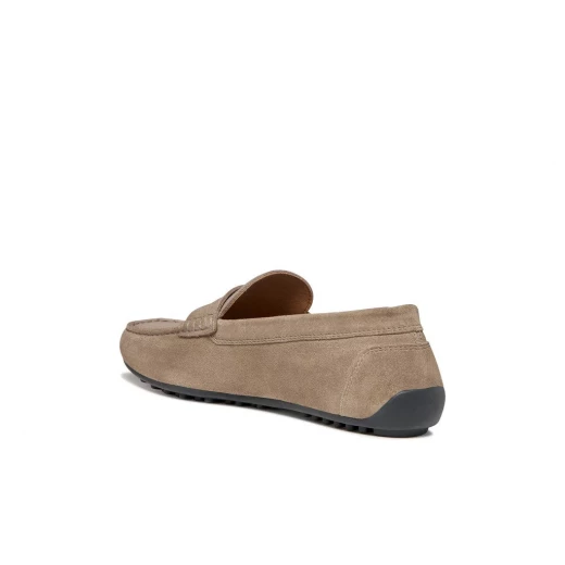 ISTRIA Man Loafer Dove Grey Suede Slip On 43 Comfortable Breathable Metropolitan Style Perfect for Daily Wear Soft Suede Construction - Geox - Image 6