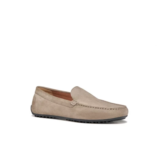Istria Men's Loafer Dove Grey Suede Slip On for Metropolitan Look Comfortable and Breathable 43 Men's Shoe Elegant and Practical Design U653KC.00022.C1018 - Geox - Image 3
