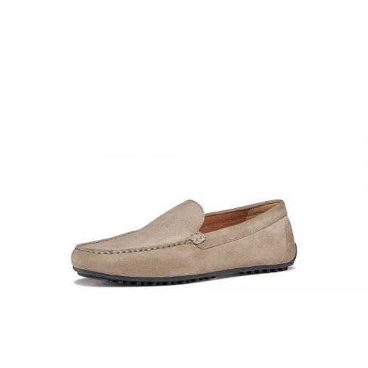 Istria Man Dove Grey Suede Loafer 42 Metropolitan Style Men's Shoes Comfortable Breathable Flexible Design Perfect for City Wear Soft Suede Construction U653KC.00022.C1018 - Image 4