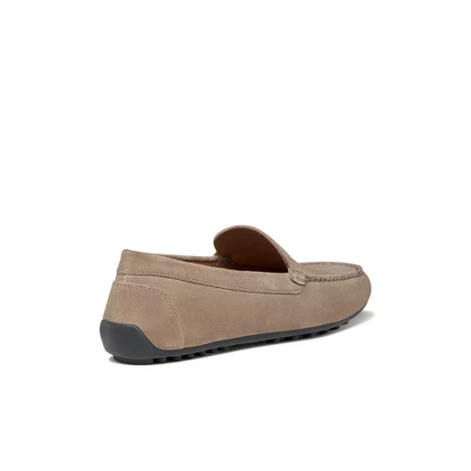 Istria Men's Loafer Dove Grey Suede Slip On for Metropolitan Look Comfortable and Breathable 43 Men's Shoe Elegant and Practical Design U653KC.00022.C1018 - Geox - Image 5