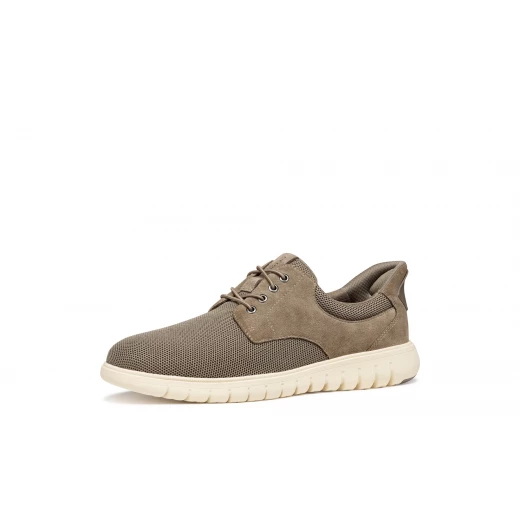 حذاء فليكس ترايد إف بلس للرجال رمادي فاتح مقاس 41 يتميز بسهولة الارتداء بدون استخدام اليدين، مصنوع من شبكة وسويد، يوفر المرونة والراحة في كل خطوة. رقم المنتج U654JA.01422.C1018 - جيوكس - Image 5