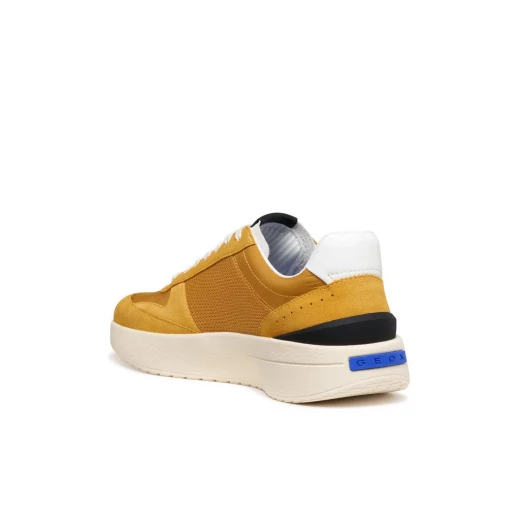 Blue Touch GXRN 01 Men's Sneakers: Stylish Suede and Mesh High Sole Shoes for Urban Modern Looks, Super Breathable and Comfortable, Available in Yellow, Size 45, U656KA.02214.C2000 - Geox - Image 5