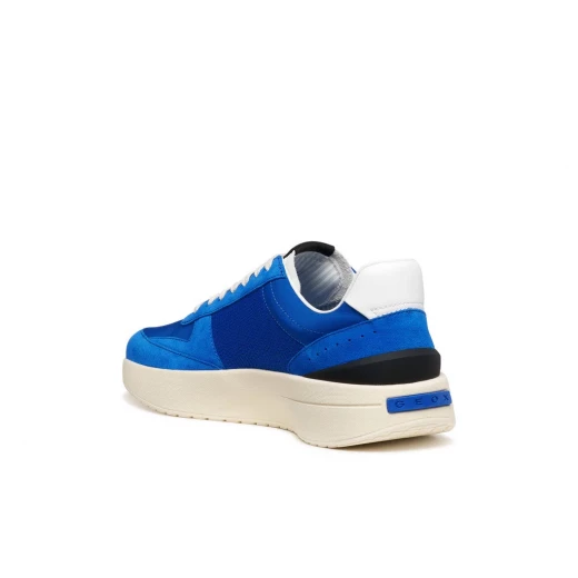 حذاء رياضي رجالي بلو تاتش GXRN 01 بنعل مرتفع مسامي ومريح من جلد الغزال والشبك بتصميم حضري 44 رويال مثالي لإطلالات عصرية ديناميكية U656KA 02214 C4011 - جيوكس - Image 5