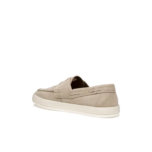 SERIFOS MAN Loafers in Sand Suede: Contemporary Design, Clean Lines, Perfect for Office and Leisure. Soft, Stylish Slip On Shoes Size 44. ITEMCODE: U65LSJ.00022.C5004 - Geox - Image 6