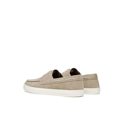 SERIFOS MAN Loafers in Sand Suede: Contemporary Design, Clean Lines, Perfect for Office and Leisure. Soft, Stylish Slip On Shoes Size 44. ITEMCODE: U65LSJ.00022.C5004 - Geox - Image 8