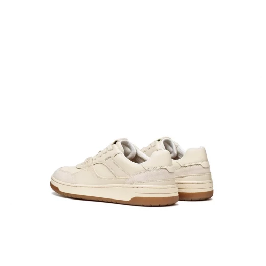 Sedral Court Men's Papyrus Sneakers: Stylish Urban Design Crafted From Soft Nappa Leather and Suede. Modern Sports Inspired Comfort. EU Size 44. - Geox - Image 8