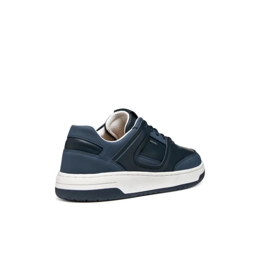 Sedral Court Men's Tennis Inspired Sneakers in Navy Blue with Nubuck Effect and Coated Leather for Everyday Wear, Size 40. Modern Style. ITEMCODE: U65M5C.0EK9B.C4002. - Geox - Image 5