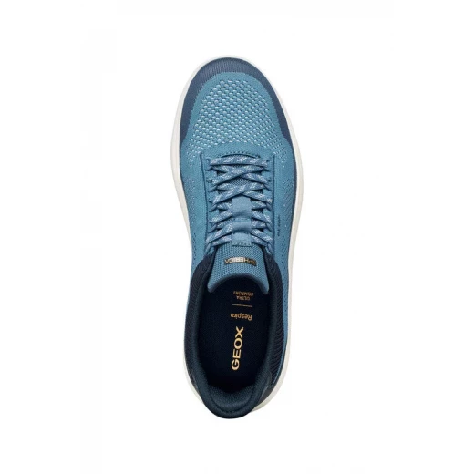 حذاء رياضي رجالي جيوكس سفريكا بلس أفياو سهل الارتداء نسيج محبوك مادة شبيهة بالجلد سويدي مسامي للغاية مبطن بالراحة حذاء كاجوال مقاس 44، رقم الصنف U65MPE.06KEK.C4KF4 - Image 7