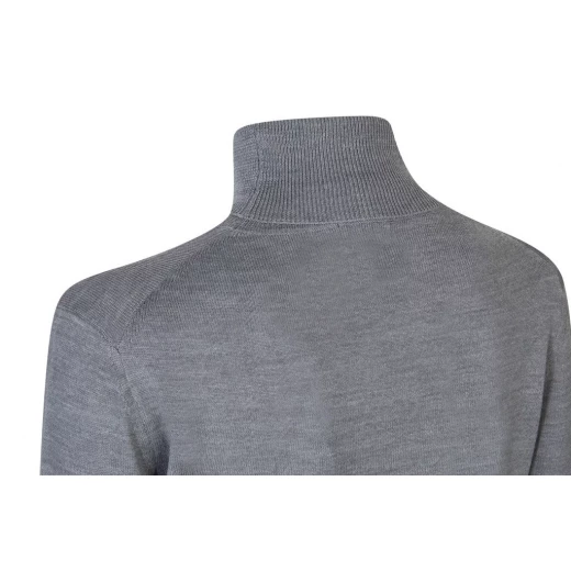 Geox Knit Woman Sweater XL Grey with Breathable Waterproof Membrane for Optimal Comfort, Featuring Fast Delivery and Easy Exchange at GEOX/JOR Stores, Item Code W3670C.T3033.F1012 - Image 6