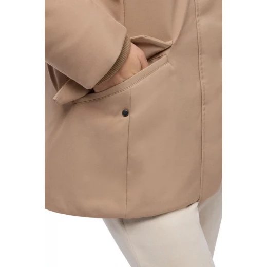 Geox Spherica Women's Parka Jacket Natural 38 Waterproof Windproof - Geox - Image 5