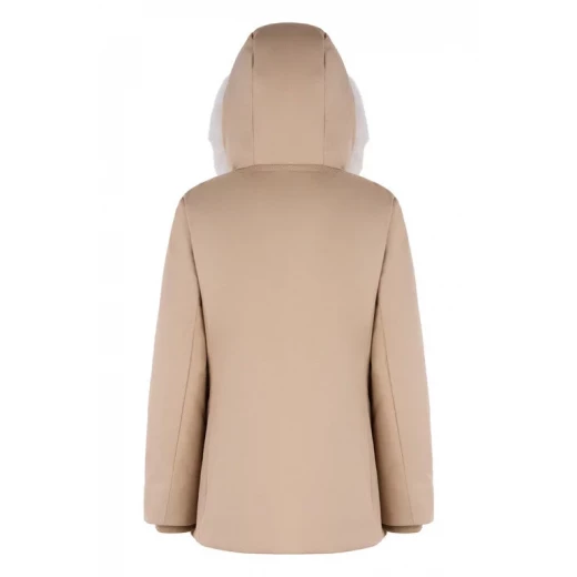 Geox Spherica Women's Parka Jacket Natural 38 Waterproof Windproof - Geox - Image 9
